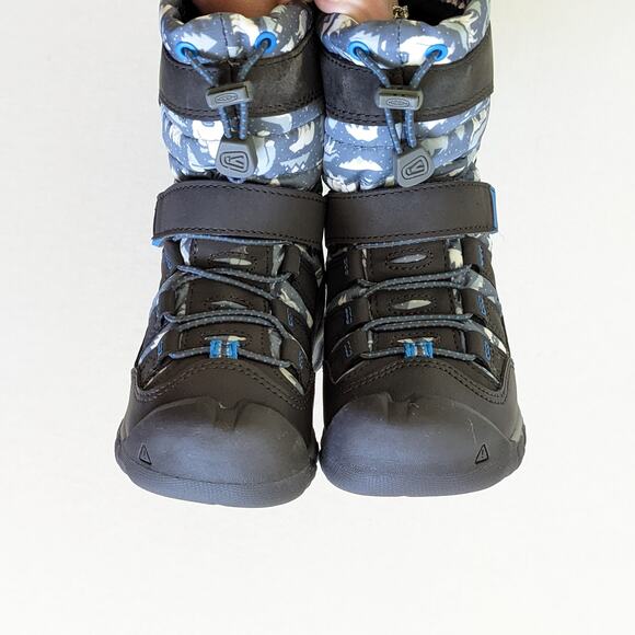 Keen Winterport Neo DT Waterproof Boot Sz 8 Toddler Steel Grey/ Brilliant Blue - Picture 5 of 11